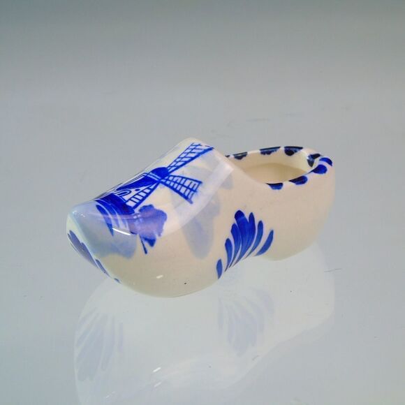 Dutch Shoe Clog Delftware Blue Delft - Picture 2 of 7